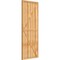 Ekena Millwork Framed Board-n-Batten Shutters w/Z-Bar, Rough Sawn Western Red Cedar, 32 1/4W x 80H, PR RBF06Z32X080RWR - alternate 3